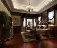 珠江紫宸山598平独栋美式新古典风格装修案例