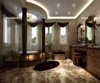 珠江紫宸山598平独栋美式新古典风格装修案例