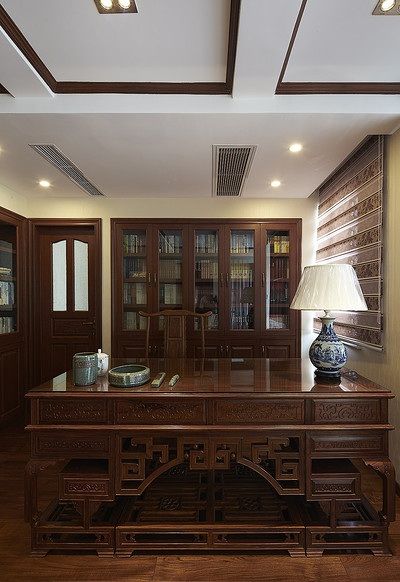 古典中式书房装潢设计