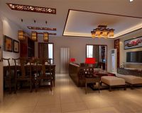 中国铁建·原香小镇-中式风格-三居室