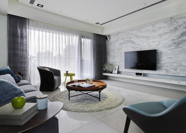 简洁现代风格家居客厅设计效果图