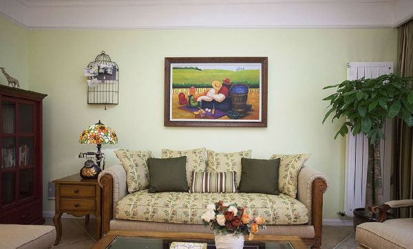 地中海风格小户型家居客厅室内效果图