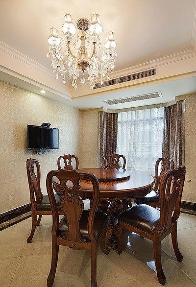 深沉大气欧式家装餐厅设计大全