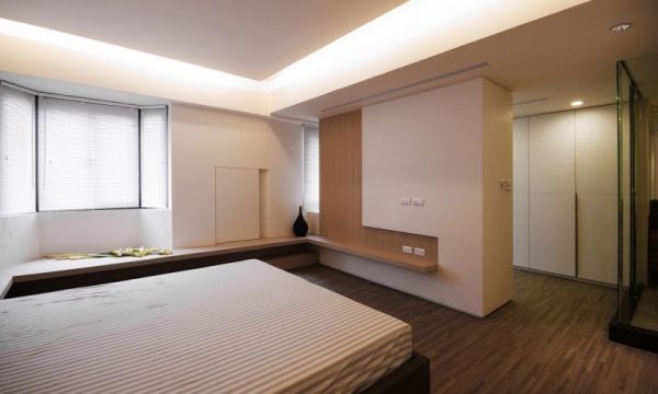 现代日式简约风格卧室设计