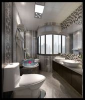 保利春天里95平现代风格三居装修案例