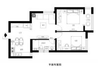 北京实创装饰保利紫荆香谷83平二居现代简约风