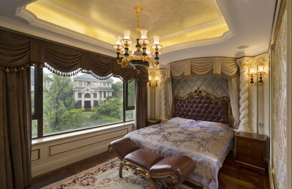 奢华鎏金欧式古典卧室