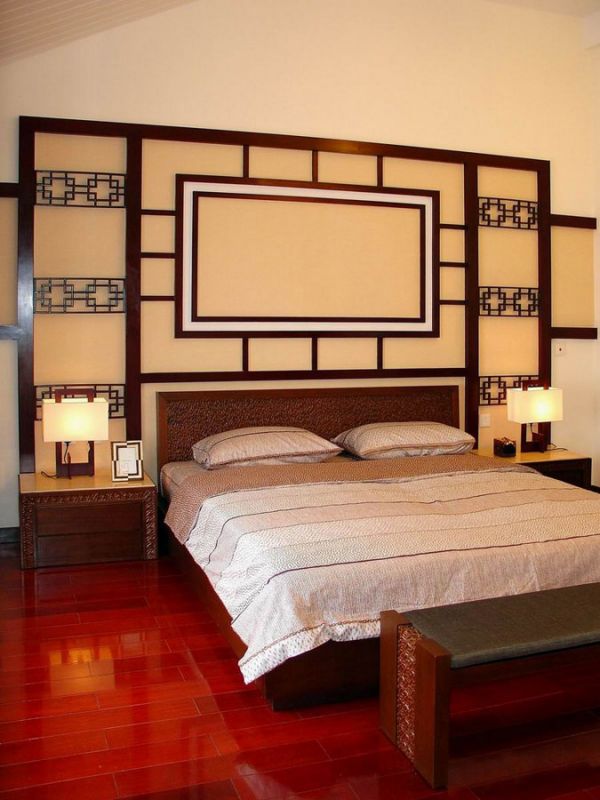 复古中式卧室装潢设计
