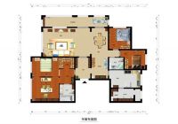 简欧风格—V7西园—四居室