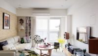 70平简约一居室装修图片