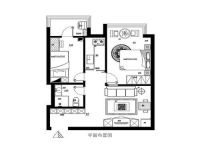 清新田园风70平米四季青桥小区
