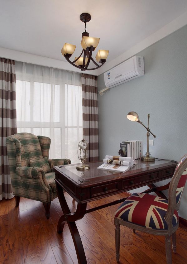 美式houzz风格书房设计