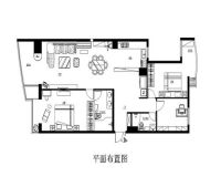 手帕口南街郎琴园-简欧风格-三居室