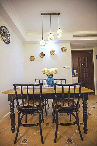 美式四人座餐厅设计大全