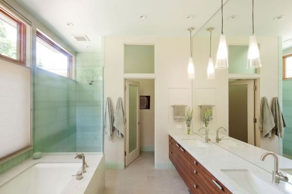 美式现代风格别墅卫生间图片