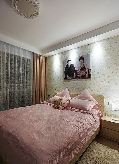 清新韩式田园风格卧室设计