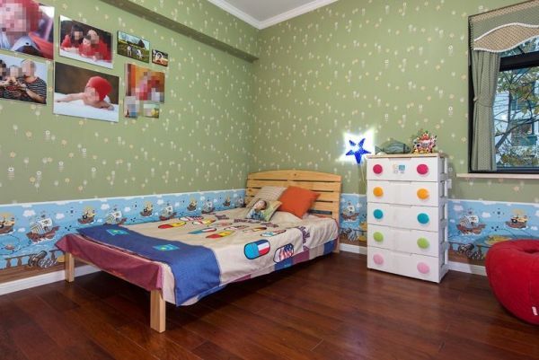 乡村欧式风格设计儿童房效果图