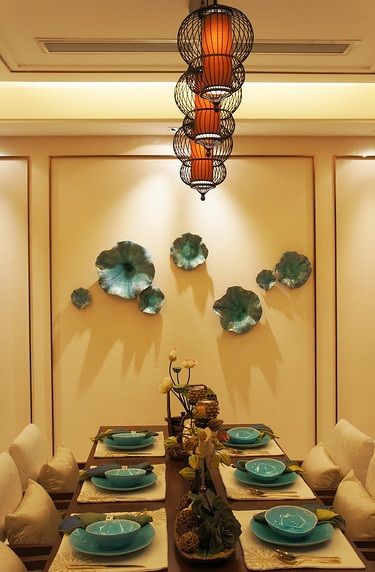 豪华温馨新中式家居餐厅设计