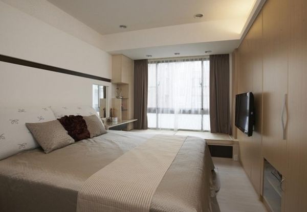 现代风格设计卧室家装效果图片