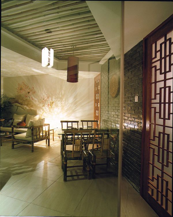 昏黄复古中式格调餐厅