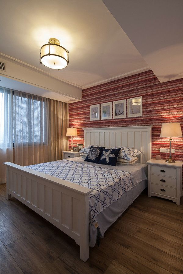 美式风格复式家居卧室效果图片