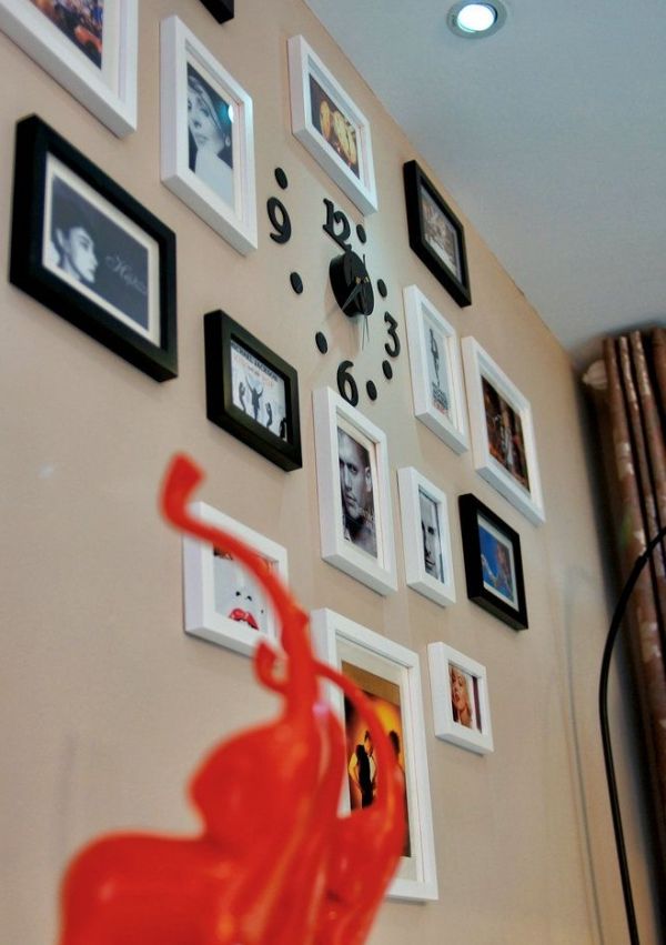 现代风格相片墙设计室内图片