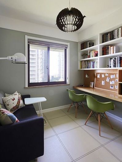 现代简约室内设设计书房图片