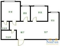 宝星华庭-田园风格-二居室