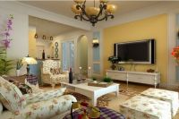 雍景四季-田园风格-二居室