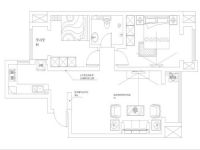 现代简约风格两居
