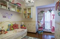 粉色美式田园儿童房