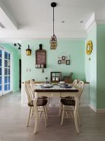 清新撞色美式混搭三居