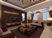 香堂别墅400平中式设计