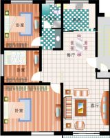 保利金泉-现代简约-三居室