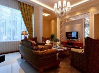 华远和墅雅园120平中式风格装修