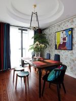 复古春风混搭碎花卧室设计