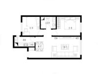 现代简约 87平米装修简洁爱家