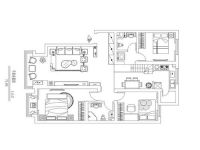 温馨大气的简欧三居室