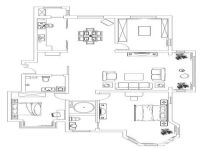 偏奢华 143平米装修