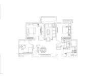 137平清新简欧三居室