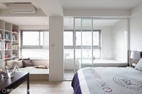 混搭风格温馨单身公寓效果图