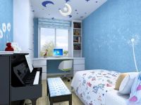 豪柏国际85平米，小两居现代简约风格装修案例