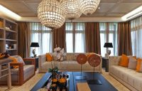 混搭风格四居室效果图