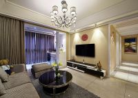 混搭时尚装修三居室