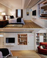 美式风格别墅效果图