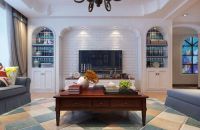 整体的空间 白蓝基调