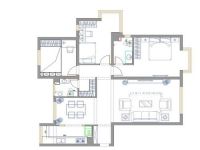 时尚简约温馨三居室