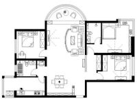 空间大气明亮 160平米装修