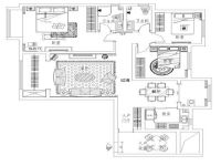 贵族气质 欧式风格143平米装修