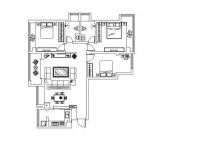 现代简约三居室 132平米装修